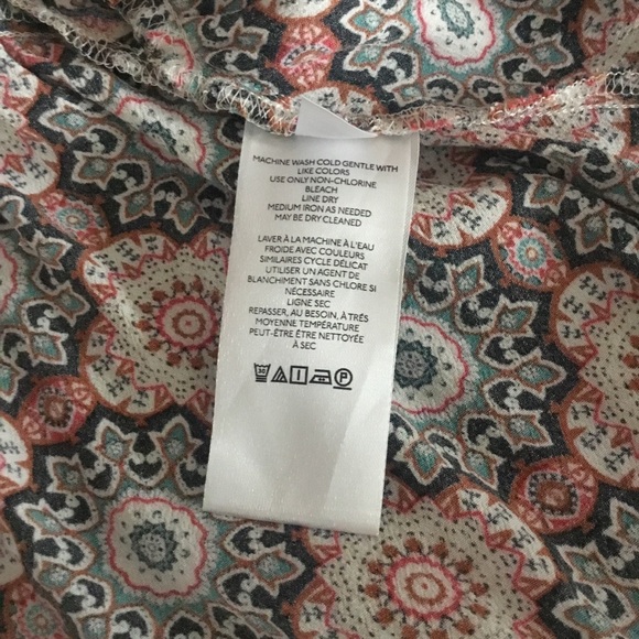 Anthropologie Boho Brown and Cream Bishop Tiered Mini Dress Size S NWOT - Picture 9 of 11